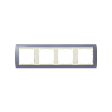 Marco para 4 elementos lila interior marfil simon 82