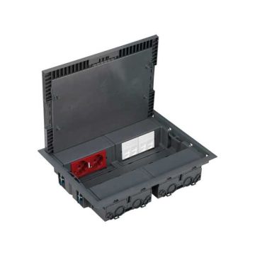 Kit suelo prof.red. sai 4 mod.+ 4rj45 un