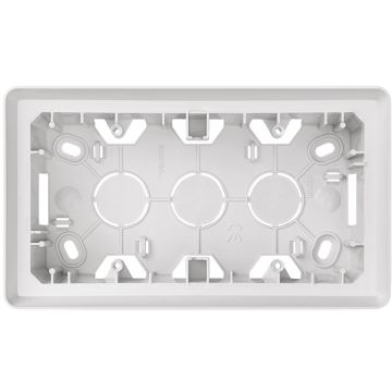 Caja superf.baja 2 el. blanco detail82