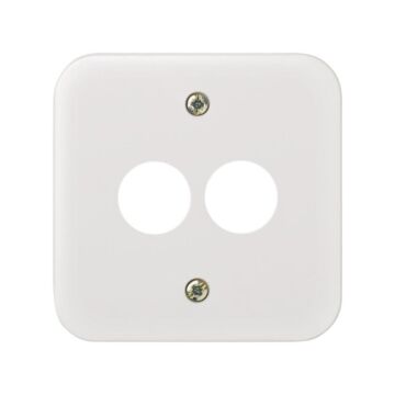 Tapa para toma de altavoz estéreo blanco simon 31