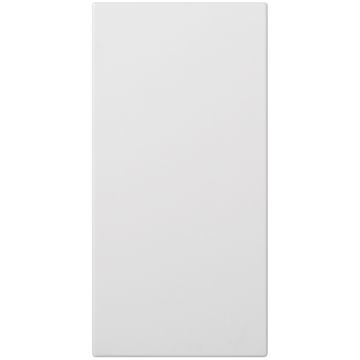 Placa ciega doble blanco