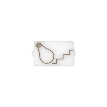 Visor luz escalera simon 82 blanco