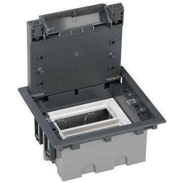 Caja suelo pavimento regulable 2 mód.gr.