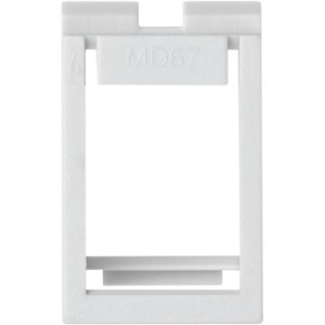 Módulo md para 1 rj45 keystone 20,4 mm