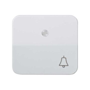 Tecla grabado campana para interruptor con luminoso incorporado blanco nieve simon 73
