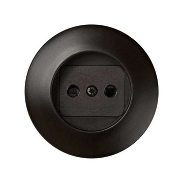 Tapa base de enchufe bipolar