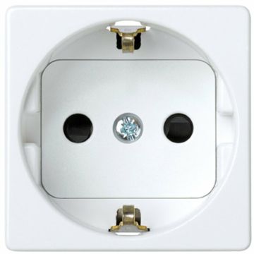 Base schuko seguridad emb.rápido 2 mód.