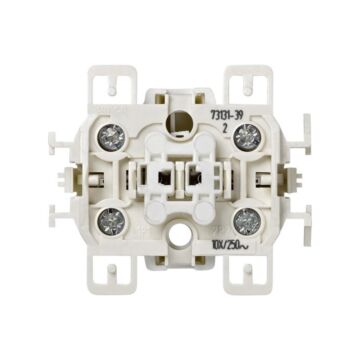 Interruptor bipolar 10 ax 250v~ con sistema de embornamiento a tornillo simon 73