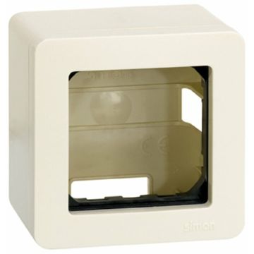 Caja superficie 2 mód. marfil s27 play