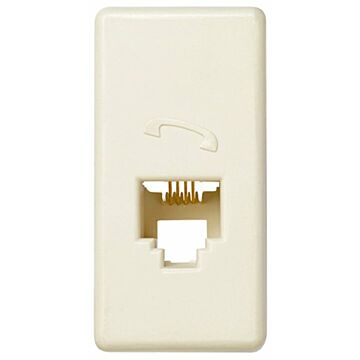 Toma telefónica medio elemento para rj11