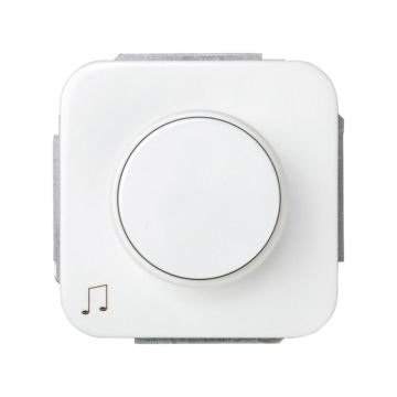 Potenciómetro simon 31 tándem 2x5w 47ohm blanco nieve