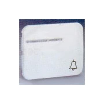 Tecla individual con grabado luz para pulsador luminoso negro simon 75