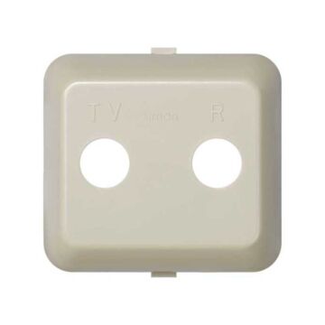 Tapa para toma r-tv marfil simon 73