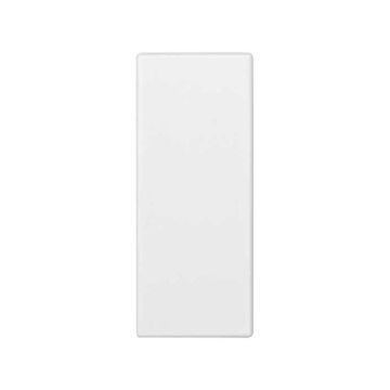 Placa ciega simon 82 centralizaciones módulo estrecho blanco