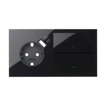 Kit front 2 el.base c/carg.usb +2 teclas