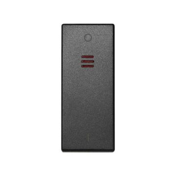 Tecla simon 82 centralizaciones bipolar con visor módulo estrecho grafito