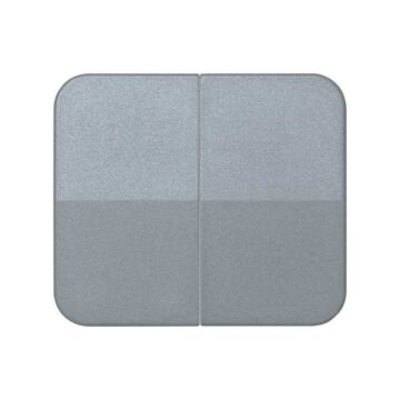 Tecla doble para mecanismos de mando  gris simon 75