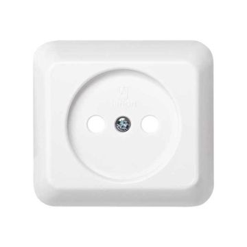 Tapa enchufe simon 73 bipolar blanco nieve