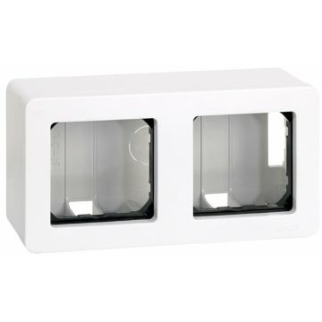 Caja superficie 4 mód. blanco s27 play