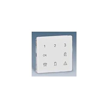 Tapa para visor de seguridad aluminio mate simon 82