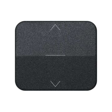 Tecla de interruptor para gestión de persianas con 3 posiciones (subida, paro y bajada) grafito simon 75