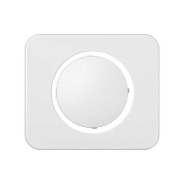 Tapa con disco para regulador por pulsación universal (mecanismo de tacto) blanco nieve simon 75