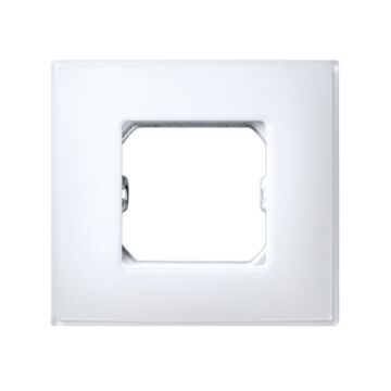 Placa simon 27 neos con 1 módulo ancho o 2 estrechos blanco mate