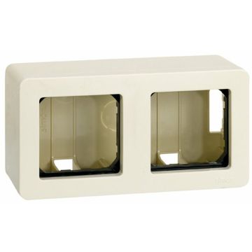 Caja superficie 4 mód. marfil s27 play