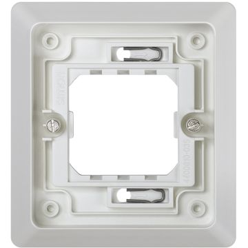 Marco empotrar 1 elemento (gris)