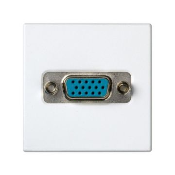 Conector vga hd15 hembra 2 módulos