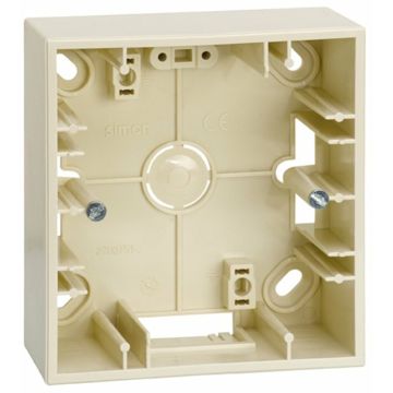 Caja superficie 2 mód. marfil s27 play
