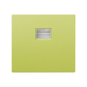 Tecla individual con visor verde pistacho simon 44 aqua