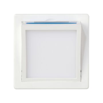 Placa basculante para baliza de cortesía
