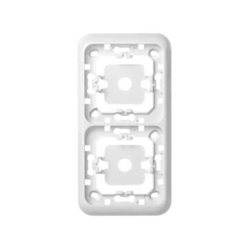 Marco para 2 elementos 82x160mm blanco nieve simon 73