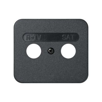 Tapa para toma de r-tv+sat grafito simon 75