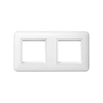 Marco y bastidor caja pared 2 elem. bl