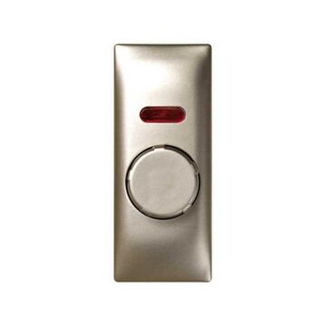 Tapa con botón para regulador electrónico (interruptor/conmutador) de tensión cava mate simon 82 centralizaciones