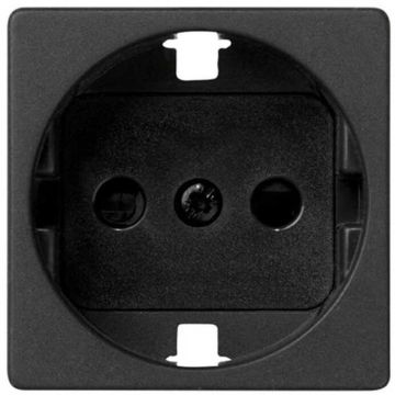 Tapa base enchufe schuko 2 módulos