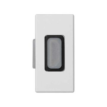 Conector hdmi tp.a con.hembra+placa bl.