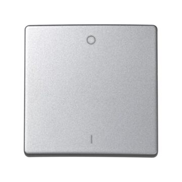 Tecla individual para interruptor bipolar con grabado i/o aluminio simon 73 loft