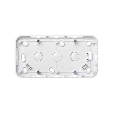 Caja superficie simon 73 con 2 elementos blanco nieve