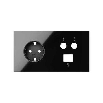 Kit front 2 elementos base + tv + rj45