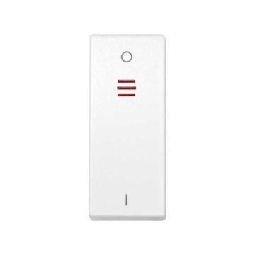 Tecla simon 82 centralizaciones bipolar con visor módulo estrecho blanco