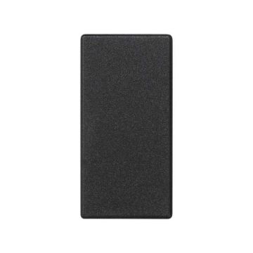 Placa ciega 22,5x45 mm grafito