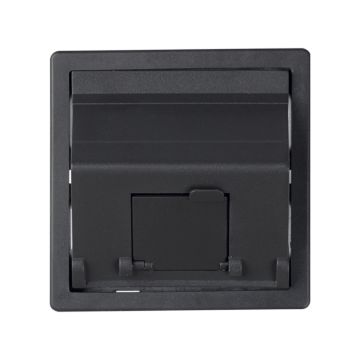 Placa v&d inclinada cg para 1 rj45