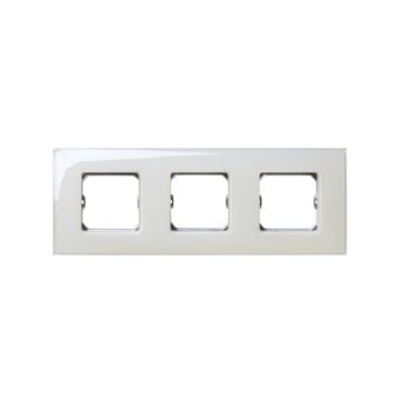 Placa simon 27 neos con 3 módulos anchos o 6 estrechos marfil