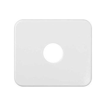 Placa simon 75 para toma altavoz con llave 0 blanco nieve