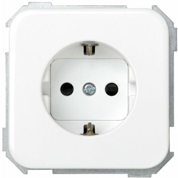 Base de enchufe schuko con emb.tornillo