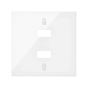 Tapa cargador usb doble