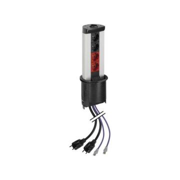 Teleblock manual+4 schuko+2 rj45 c.6 utp